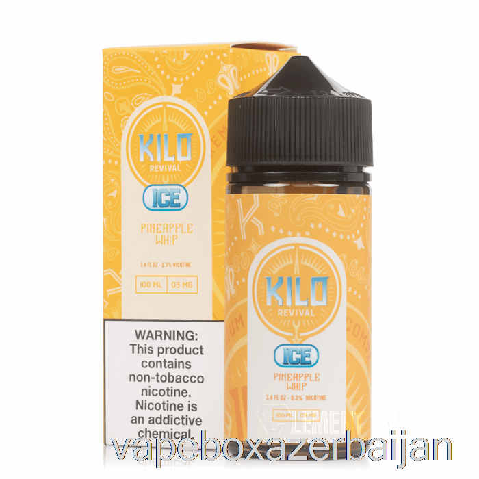 Vape Baku ICE Pineapple Whip - KILO Revival - 100mL 0mg